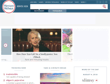 Tablet Screenshot of merriam-webster.com